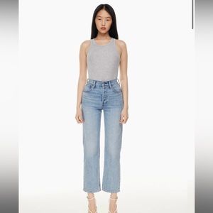 Aritzia Denim Forum Arlo High Rise Straight Jean 28L